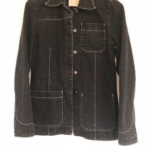 LOROD Black Denim Chore Jacket (Sz 2)